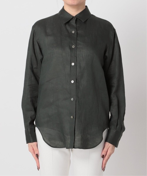 セール】リネンレギュラーシャツ（シャツ/ブラウス）｜NOBLE（ノーブル