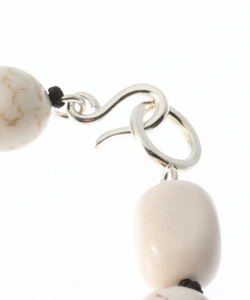 Sympathy of Soul(シンパシーオブソウル)の「【SYMPATHY OF SOUL/シンパシーオブソウル】 Magnsite Tumble Brace:ブレスレット(ブレスレット・レディース・ホワイト・FREE)」の7枚目の写真