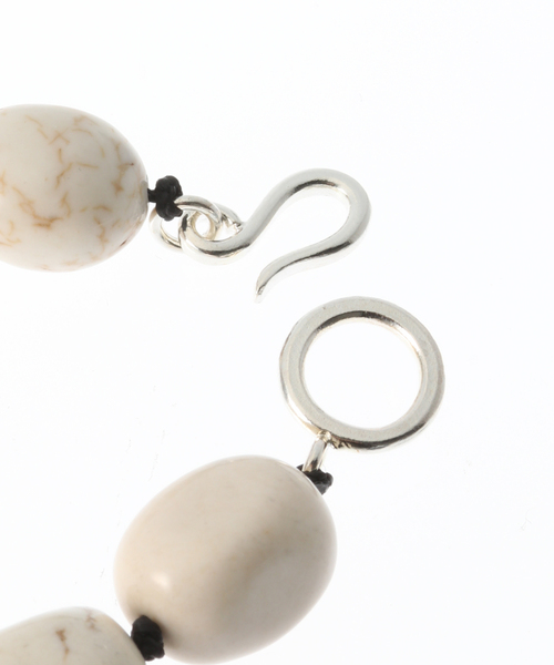 Sympathy of Soul(シンパシーオブソウル)の「【SYMPATHY OF SOUL/シンパシーオブソウル】 Magnsite Tumble Brace:ブレスレット(ブレスレット・レディース・ホワイト・FREE)」の6枚目の写真