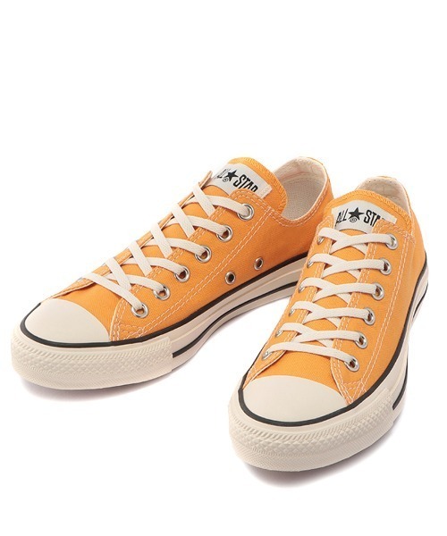 CONVERSE(コンバース)の「CONVERSE ALL STAR BURNT COLORS OX / オールスター バーントカラーズ オックス(スニーカー・メンズ・グリーン/オレンジ/ホワイト・27.0cm/25.5cm/28.0cm/23.5cm/26.0cm/23.0cm/25.0cm/24.5cm/22.5cm/27.5cm/24.0cm/26.5cm)」の3枚目の写真