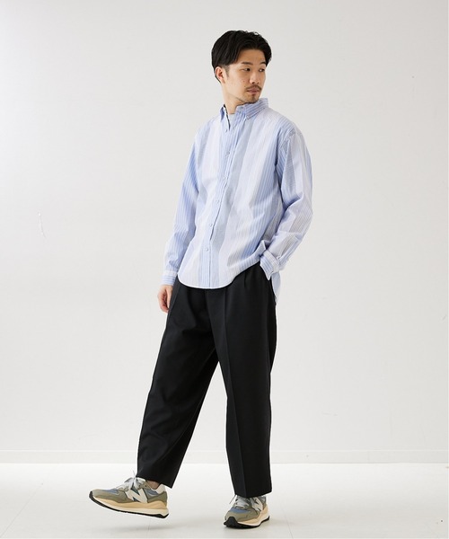 417 EDIFICE（フォーワンセブンエディフィス）の「【fosterr / フォスター】 ボタンダウンシャツ（シャツ/ブラウス・メンズ・ブルー系その他/ブルー系その他2・SMALL/MEDIUM/LARGE）」の4枚目の写真