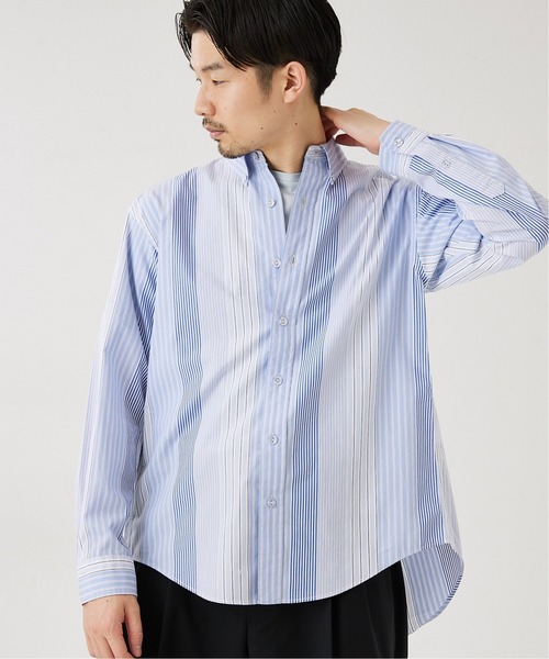 417 EDIFICE（フォーワンセブンエディフィス）の「【fosterr / フォスター】 ボタンダウンシャツ（シャツ/ブラウス・メンズ・ブルー系その他/ブルー系その他2・SMALL/MEDIUM/LARGE）」の7枚目の写真