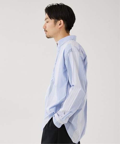 417 EDIFICE（フォーワンセブンエディフィス）の「【fosterr / フォスター】 ボタンダウンシャツ（シャツ/ブラウス・メンズ・ブルー系その他/ブルー系その他2・SMALL/MEDIUM/LARGE）」の8枚目の写真