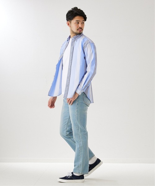 417 EDIFICE（フォーワンセブンエディフィス）の「【fosterr / フォスター】 ボタンダウンシャツ（シャツ/ブラウス・メンズ・ブルー系その他/ブルー系その他2・SMALL/MEDIUM/LARGE）」の10枚目の写真