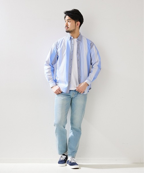 417 EDIFICE（フォーワンセブンエディフィス）の「【fosterr / フォスター】 ボタンダウンシャツ（シャツ/ブラウス・メンズ・ブルー系その他/ブルー系その他2・SMALL/MEDIUM/LARGE）」の11枚目の写真