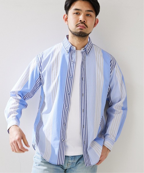 417 EDIFICE（フォーワンセブンエディフィス）の「【fosterr / フォスター】 ボタンダウンシャツ（シャツ/ブラウス・メンズ・ブルー系その他/ブルー系その他2・SMALL/MEDIUM/LARGE）」の14枚目の写真