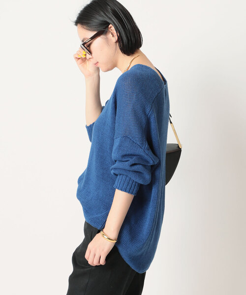 AP STUDIO（エーピーストゥディオ）の「SCENTOF チューブリネンプルオーバー（ニット/セーター・レディース・ベージュ・FREE）」の8枚目の写真