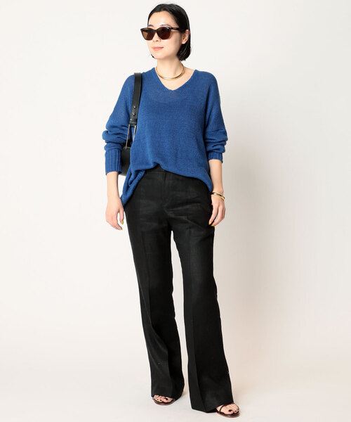 AP STUDIO（エーピーストゥディオ）の「SCENTOF チューブリネンプルオーバー（ニット/セーター・レディース・ベージュ・FREE）」の9枚目の写真