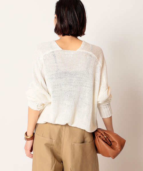 AP STUDIO（エーピーストゥディオ）の「SCENTOF チューブリネンプルオーバー（ニット/セーター・レディース・ベージュ・FREE）」の19枚目の写真