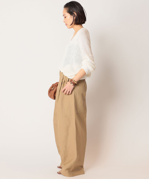 AP STUDIO（エーピーストゥディオ）の「SCENTOF チューブリネンプルオーバー（ニット/セーター・レディース・ベージュ・FREE）」の22枚目の写真