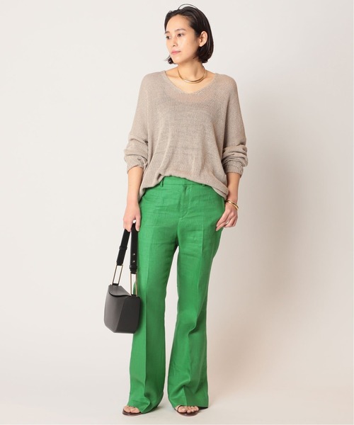 AP STUDIO（エーピーストゥディオ）の「SCENTOF チューブリネンプルオーバー（ニット/セーター・レディース・ベージュ・FREE）」の4枚目の写真