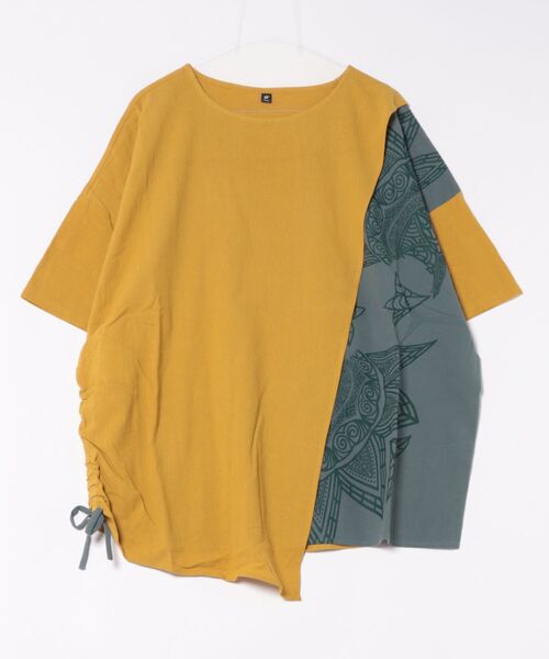 チャイハネ(チャイハネ)の「【チャイハネ】スキナド変形MEN'Sトップス(その他トップス・メンズ・グレー/ベージュ/ブラック/オレンジ/ブルー系その他/ホワイト/オレンジ系その他/カーキ/グレー系その他/ネイビー/マスタード/オフホワイト/グリーン系その他・FREE)」の11枚目の写真