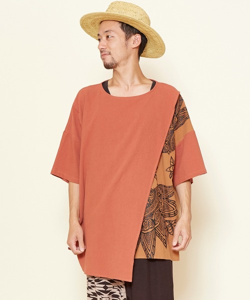 チャイハネ(チャイハネ)の「【チャイハネ】スキナド変形MEN'Sトップス(その他トップス・メンズ・グレー/ベージュ/ブラック/オレンジ/ブルー系その他/ホワイト/オレンジ系その他/カーキ/グレー系その他/ネイビー/マスタード/オフホワイト/グリーン系その他・FREE)」の12枚目の写真