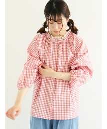 Samansa Mos2 | 前後2WAY襟レースブラウス(シャツ/ブラウス)