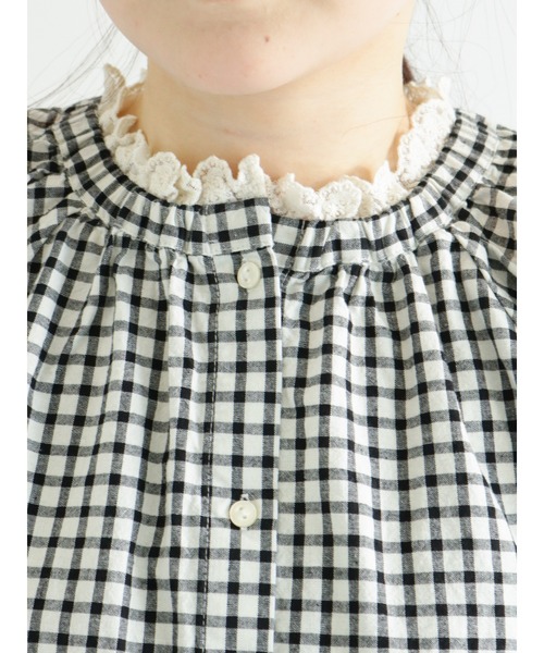 Samansa Mos2（サマンサ モスモス）の「前後2WAY襟レースブラウス（シャツ/ブラウス・レディース・ブラック/オフホワイト/ピンク/チャコール・ﾌﾘ-）」の20枚目の写真