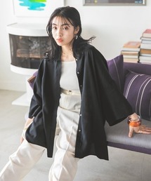 JEANASIS | TツイルカバーリングBIGシャツSS/285693(シャツ/ブラウス)