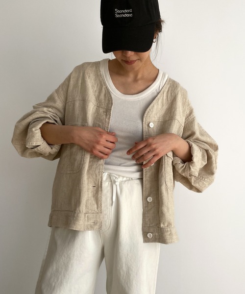 CANAL JEAN（キャナルジーン）｜ノーカラージャケット一覧 - WEAR