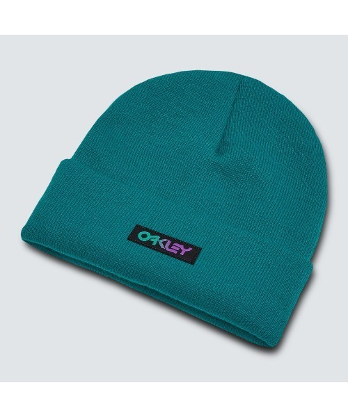 OAKLEY（オークリー）の「オークリー B1B GRADIENT PATCH BEANIE ニットキャップ/ビーニー/OAKLEY（ニットキャップ/ビーニー・メンズ・ブラック/レッド/エメラルド/バイオレット/ダークグリーン/ホワイト/イエロー/ピンク・U）」の4枚目の写真
