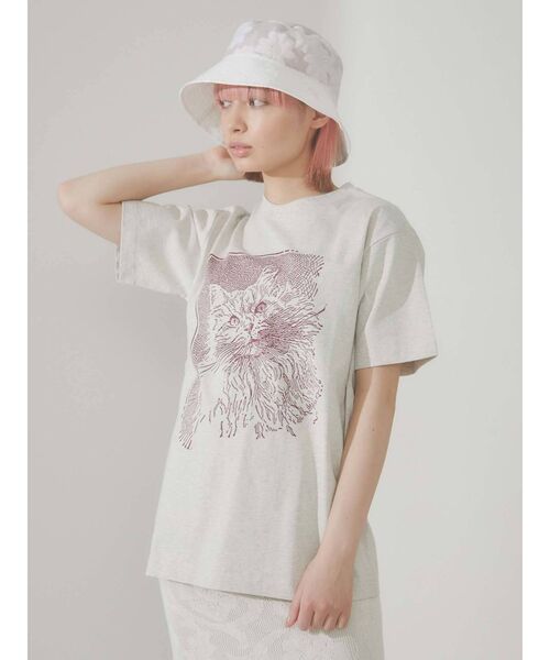 merry jenny(メリージェニー)の「flowerシアーバケットHAT(ハット・レディース・ブラック/オフホワイト・FREE)」の21枚目の写真