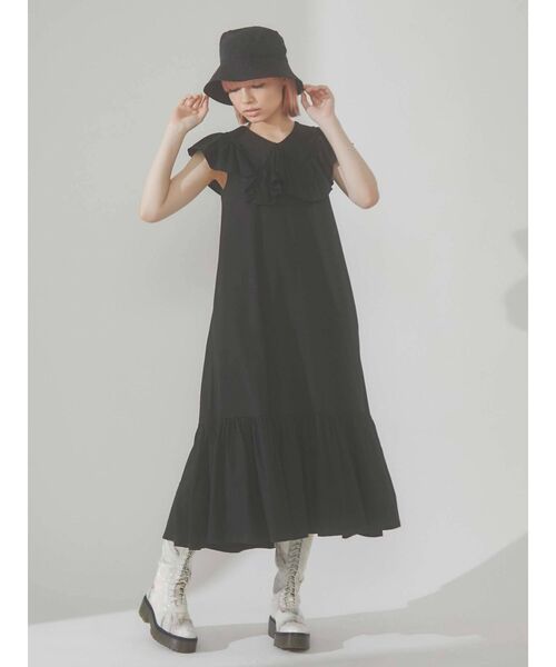 merry jenny(メリージェニー)の「flowerシアーバケットHAT(ハット・レディース・ブラック/オフホワイト・FREE)」の14枚目の写真