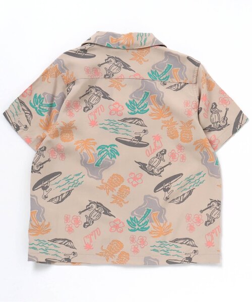BREEZE（ブリーズ）の「アロハシャツ（シャツ/ブラウス・キッズ・ネイビー/ピンク/サックスブルー/ミント/レインボー/ベージュ・90/100/80/110/120/130/140）」の17枚目の写真