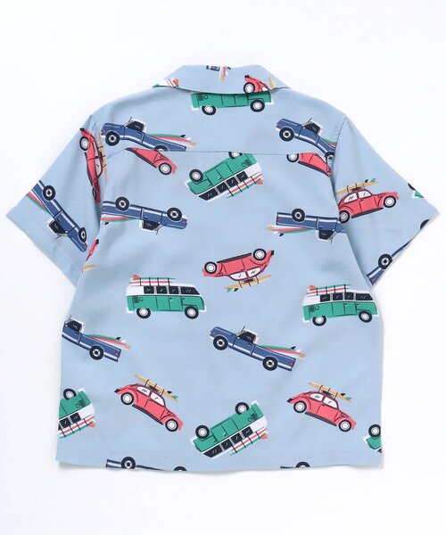 BREEZE（ブリーズ）の「アロハシャツ（シャツ/ブラウス・キッズ・ネイビー/ピンク/サックスブルー/ミント/レインボー/ベージュ・90/100/80/110/120/130/140）」の22枚目の写真