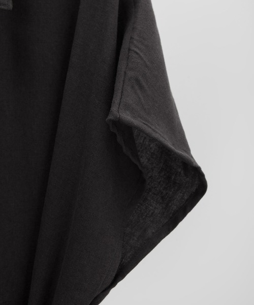 MUYMONA(ムイモナ)の「Front button open collar one-piece mmw22s030【MUYMONA】【2022SS】(ワンピース・レディース・チャコール/ライトベージュ・FREE)」の14枚目の写真