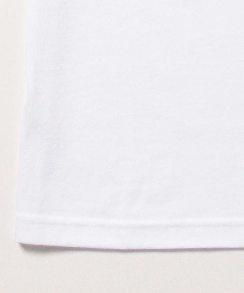 Ray BEAMS（レイビームス）の「PIZZANISTA / ロゴT（Tシャツ/カットソー・レディース・ホワイト/ブラック・ONE SIZE）」の4枚目の写真