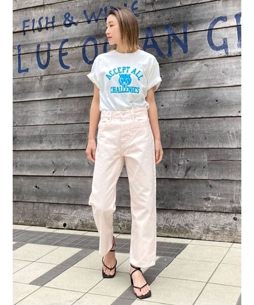 Ungrid（アングリッド）の「TigerロゴヴィンテージTee（Tシャツ/カットソー・レディース・チャコールグレー/オフホワイト/オレンジ・FREE）」の10枚目の写真