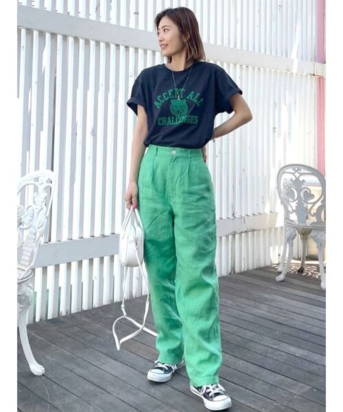 Ungrid（アングリッド）の「TigerロゴヴィンテージTee（Tシャツ/カットソー・レディース・チャコールグレー/オフホワイト/オレンジ・FREE）」の13枚目の写真