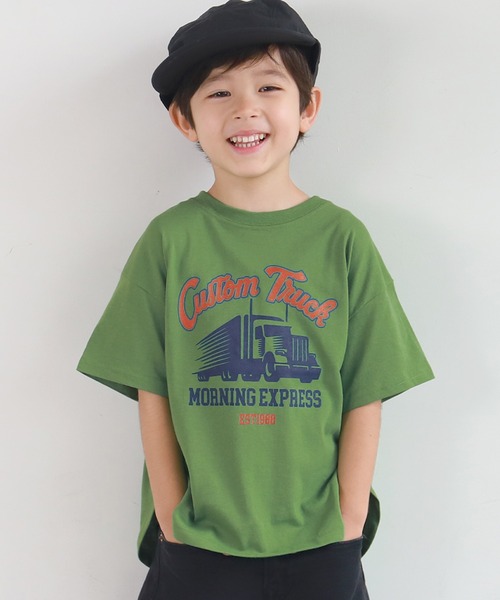 coca(coca)(コカ)の「キッズ グラフィックアソートTシャツ(Tシャツ/カットソー・キッズ・グリーン/レッド/ブラウン・100/110/120/130)」の2枚目の写真