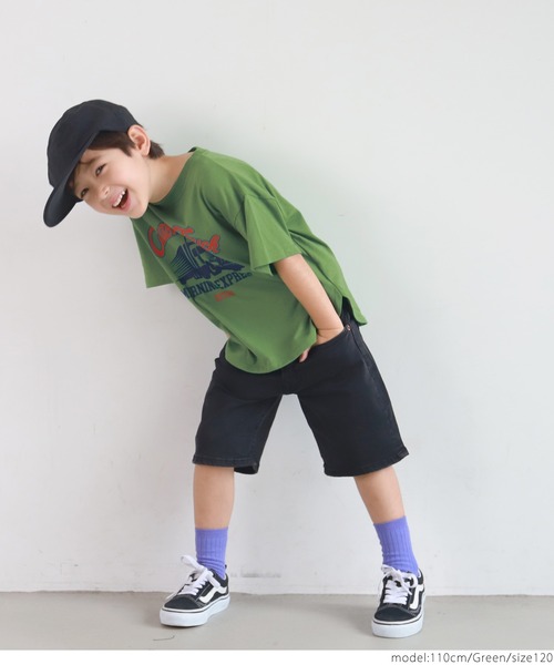 coca(coca)(コカ)の「キッズ グラフィックアソートTシャツ(Tシャツ/カットソー・キッズ・グリーン/レッド/ブラウン・100/110/120/130)」の14枚目の写真