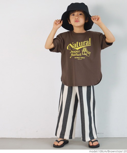 coca(coca)(コカ)の「キッズ グラフィックアソートTシャツ(Tシャツ/カットソー・キッズ・グリーン/レッド/ブラウン・100/110/120/130)」の5枚目の写真