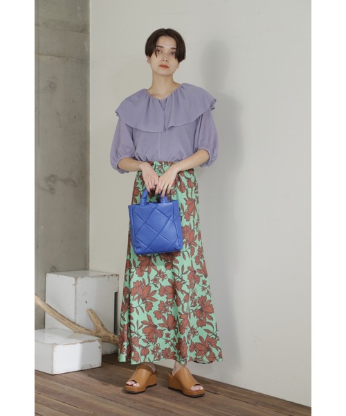 ROSE BUD(ローズバッド)の「キルティングショルダーバッグ(ショルダーバッグ・レディース・ブラック/ベージュ/ブルー/カーキ・FREE)」の11枚目の写真