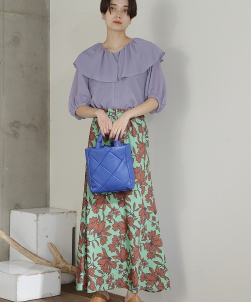 ROSE BUD(ローズバッド)の「キルティングショルダーバッグ(ショルダーバッグ・レディース・ブラック/ベージュ/ブルー/カーキ・FREE)」の19枚目の写真