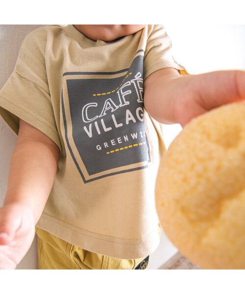 BREEZE by yumi.（ブリーズバイユミ）の「WEB限定 バリエーションTシャツ【BREEZE by yumi】（Tシャツ/カットソー・キッズ・ベージュ/オフホワイト/ライム/その他2/チャコール・90/100/110/120/80/130/140）」の19枚目の写真