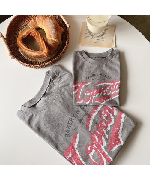 BREEZE by yumi.（ブリーズバイユミ）の「WEB限定 バリエーションTシャツ【BREEZE by yumi】（Tシャツ/カットソー・キッズ・ベージュ/オフホワイト/ライム/その他2/チャコール・90/100/110/120/80/130/140）」の13枚目の写真