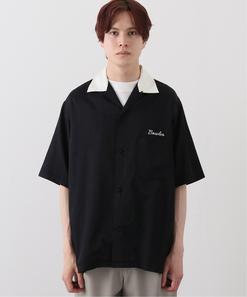 EDIFICE（エディフィス）の「【LA BOUCLE / ラブークル】ボーリングシャツ レーヨン/コットン（シャツ/ブラウス・メンズ・ブラック・1/2）」の3枚目の写真