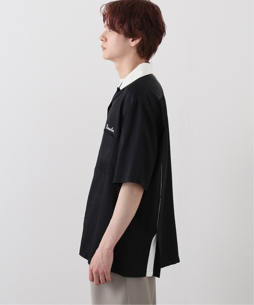 EDIFICE（エディフィス）の「【LA BOUCLE / ラブークル】ボーリングシャツ レーヨン/コットン（シャツ/ブラウス・メンズ・ブラック・1/2）」の4枚目の写真