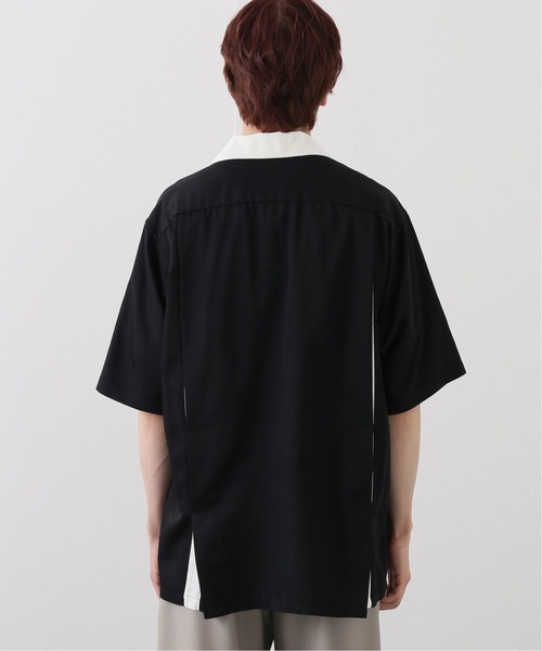 EDIFICE（エディフィス）の「【LA BOUCLE / ラブークル】ボーリングシャツ レーヨン/コットン（シャツ/ブラウス・メンズ・ブラック・1/2）」の5枚目の写真