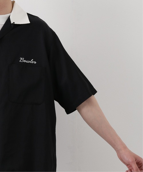 EDIFICE（エディフィス）の「【LA BOUCLE / ラブークル】ボーリングシャツ レーヨン/コットン（シャツ/ブラウス・メンズ・ブラック・1/2）」の8枚目の写真