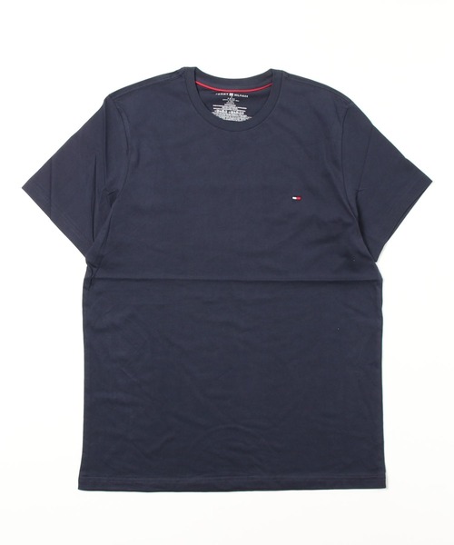 TOMMY HILFIGER(トミーヒルフィガー)の「【TOMMYHILFIGER/トミーヒルフィガー】コア フラッグ クルーネックTシャツ オーバーサイズ 09T3139 ワンポイント刺繍 ビッグシルエット(Tシャツ/カットソー・メンズ・ホワイト/ブラック/ネイビー・M/L/XL)」の5枚目の写真