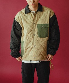 リップストップキルティングジャケット