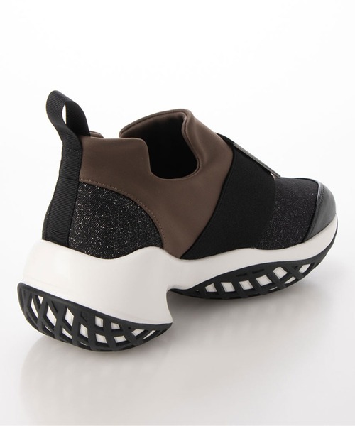 enchanted（エンチャンテッド）の「メタリックバックルダッドスニーカー（スニーカー・レディース・ブラック/シルバー系/ブラック×ホワイト/ベージュ・S/M/L/LL）」の6枚目の写真