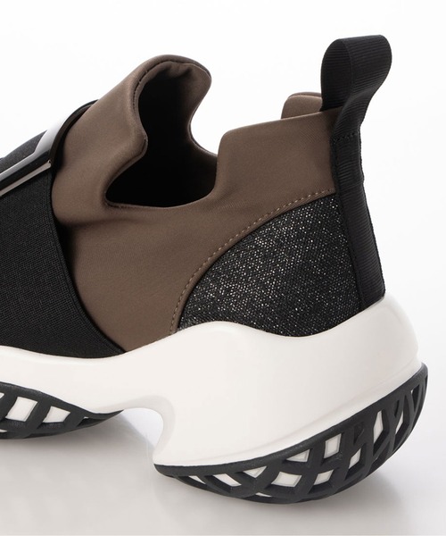 enchanted（エンチャンテッド）の「メタリックバックルダッドスニーカー（スニーカー・レディース・ブラック/シルバー系/ブラック×ホワイト/ベージュ・S/M/L/LL）」の9枚目の写真