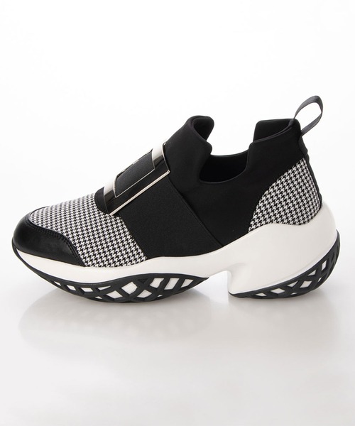 enchanted（エンチャンテッド）の「メタリックバックルダッドスニーカー（スニーカー・レディース・ブラック/シルバー系/ブラック×ホワイト/ベージュ・S/M/L/LL）」の11枚目の写真