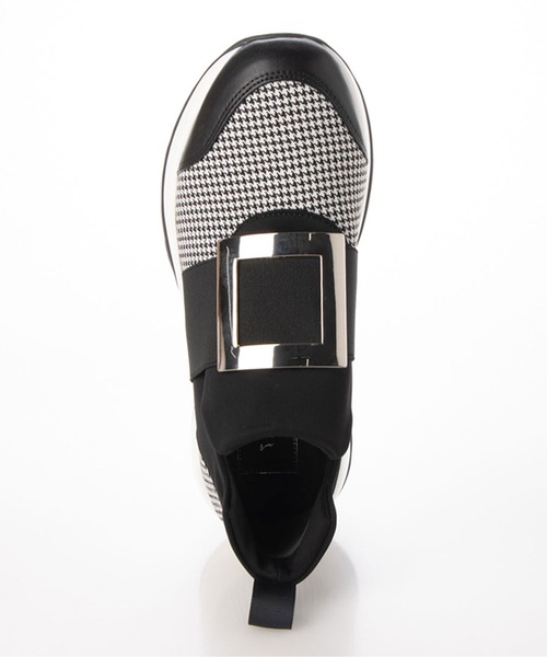 enchanted（エンチャンテッド）の「メタリックバックルダッドスニーカー（スニーカー・レディース・ブラック/シルバー系/ブラック×ホワイト/ベージュ・S/M/L/LL）」の13枚目の写真