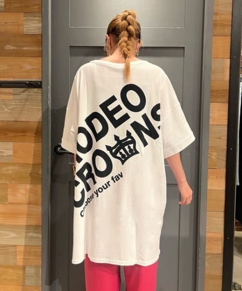 バックロゴサイドパネルオーバーワンピース ワンピース Rodeo Crowns Wide Bowl ロデオクラウンズワイドボウル のファッション通販 Zozotown