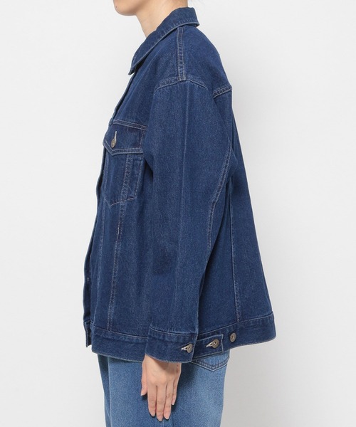 LEPSIM（レプシィム）の「アソートGジャン　294918（デニムジャケット・レディース・ライトグレー/ブラック/インディゴブルー・FREE）」の10枚目の写真