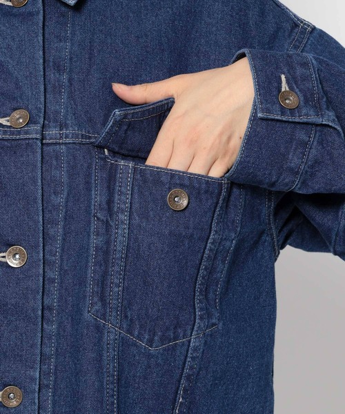 LEPSIM（レプシィム）の「アソートGジャン　294918（デニムジャケット・レディース・ライトグレー/ブラック/インディゴブルー・FREE）」の14枚目の写真